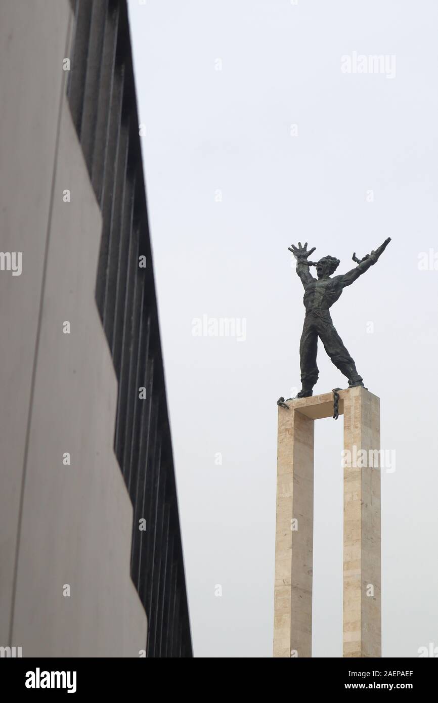 Denkmal Pembebasan Irian Barat, Freiheit West Papua, Lapangan Banteng, Jakarta, Indonesien. Stockfoto