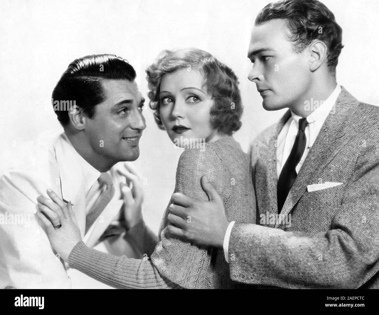 Heiße Samstag 1932 Paramount Pictures Film mit Von links: Cary Grant, Nancy Carroll, Edward Woods Stockfoto