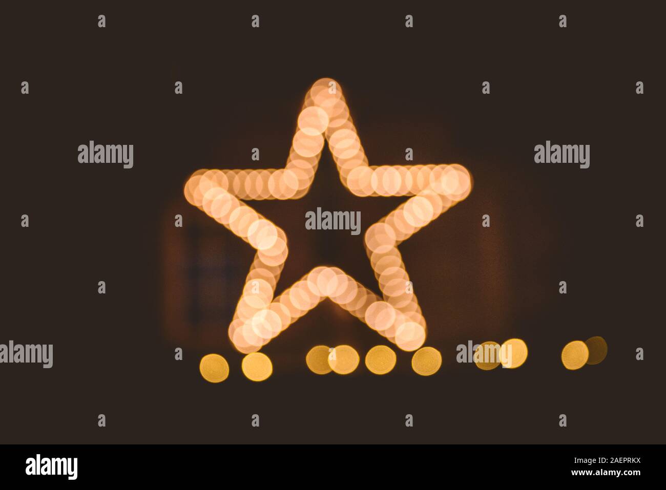 Xmas bokee Star Stockfoto