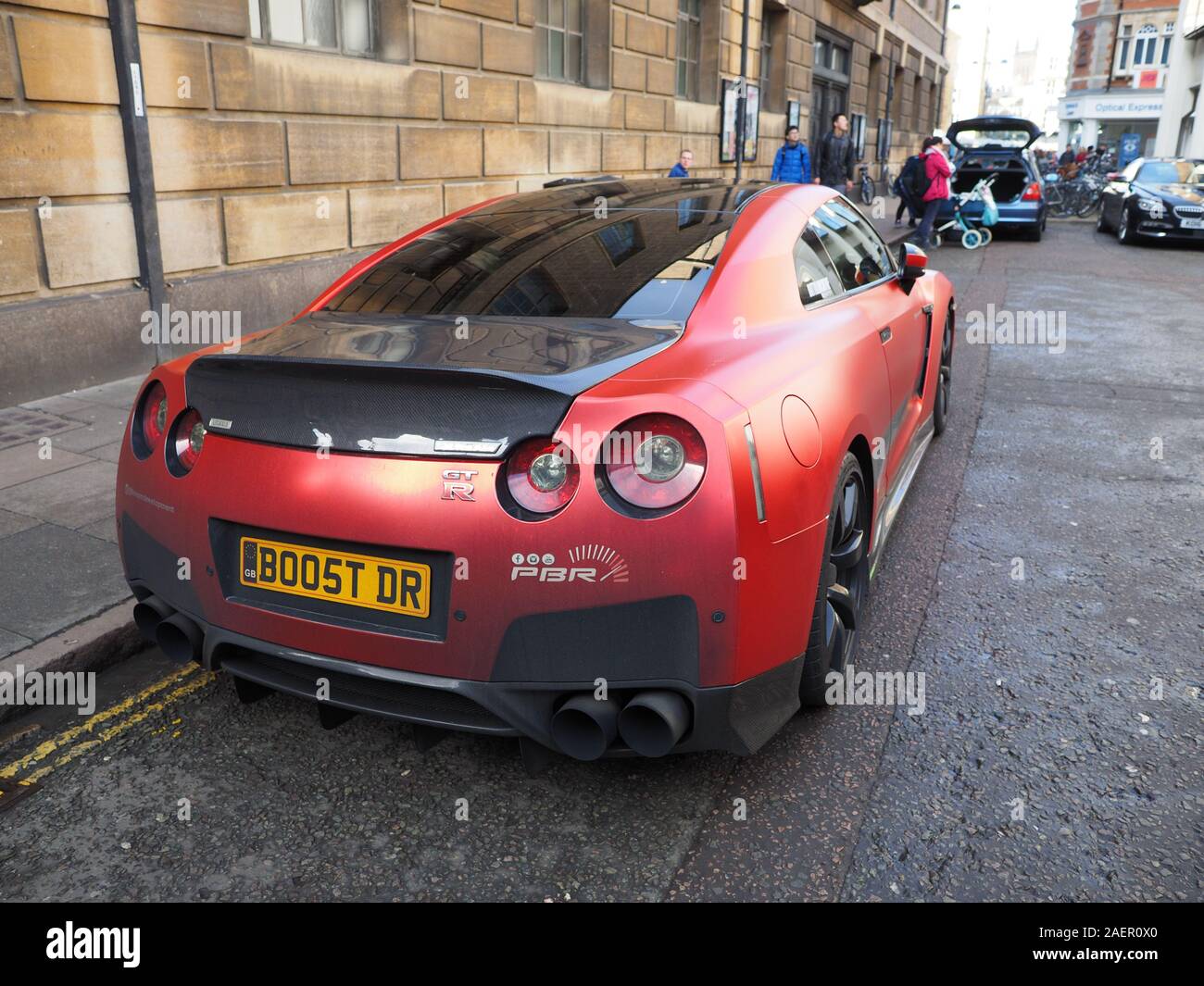 Ein Nissan GT-R Auto von Kream Entwicklungen geändert Stockfoto