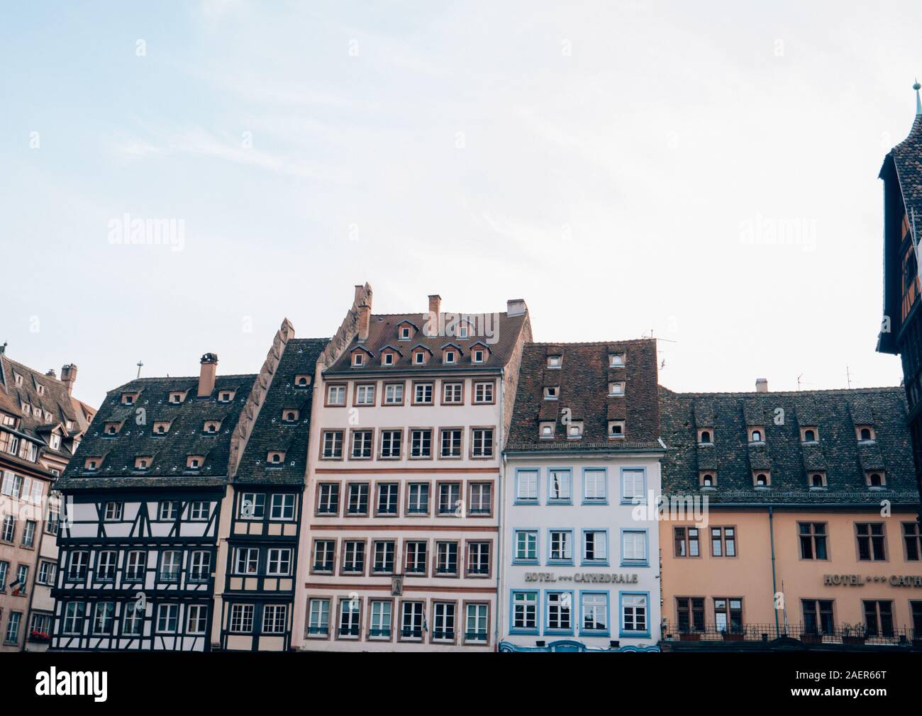 Straßen von Straßburg, Frankreich Stockfoto