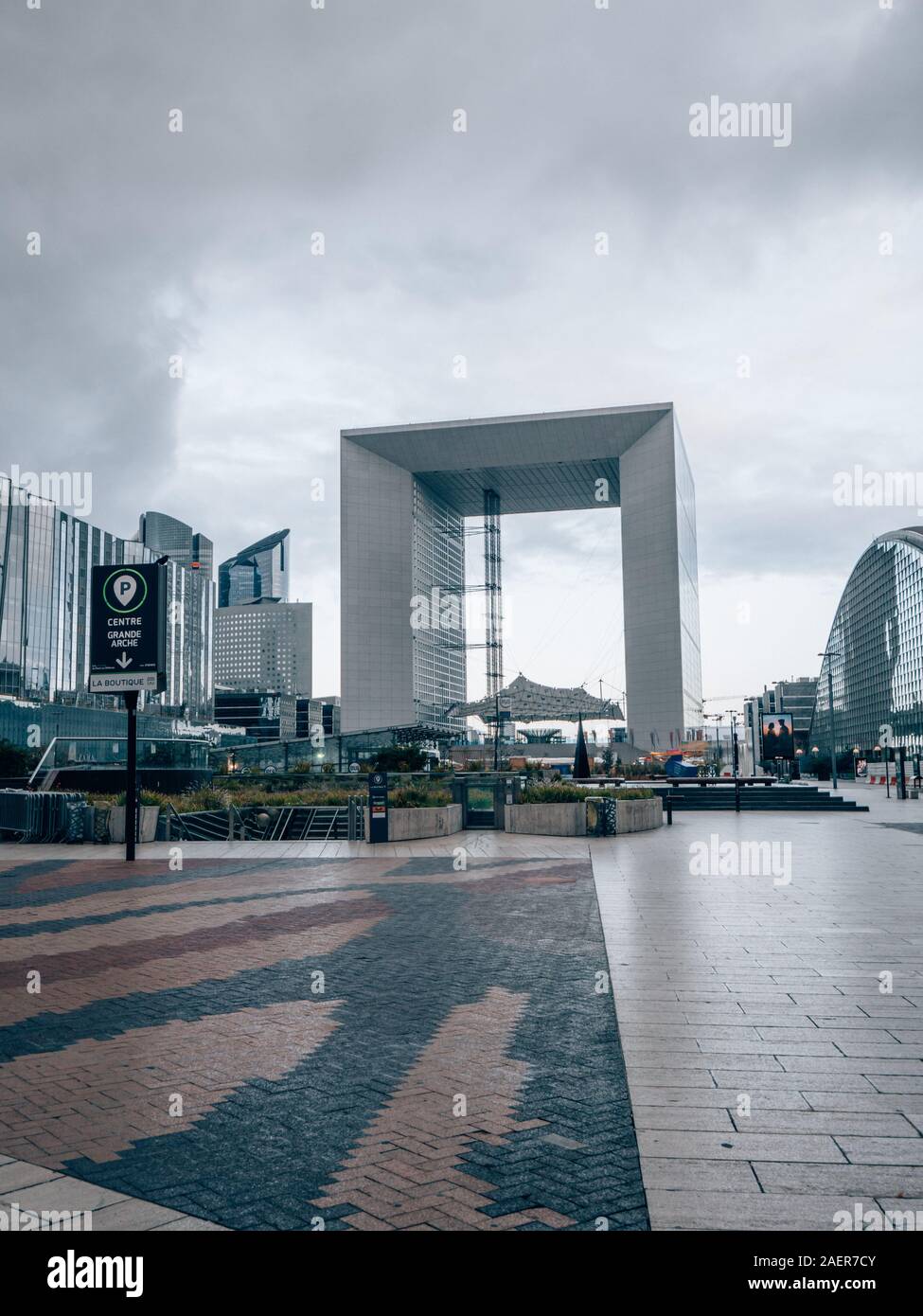 Grande Arche de la Defense (Grande Arche) Stockfoto