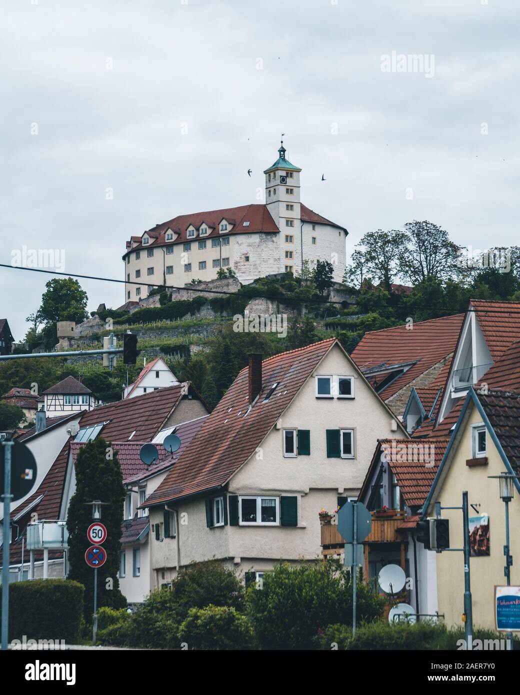 Schloss Kaltenstein in Vaihingen-Enz im Naturpark Stromberg Heuchelberg Stockfoto