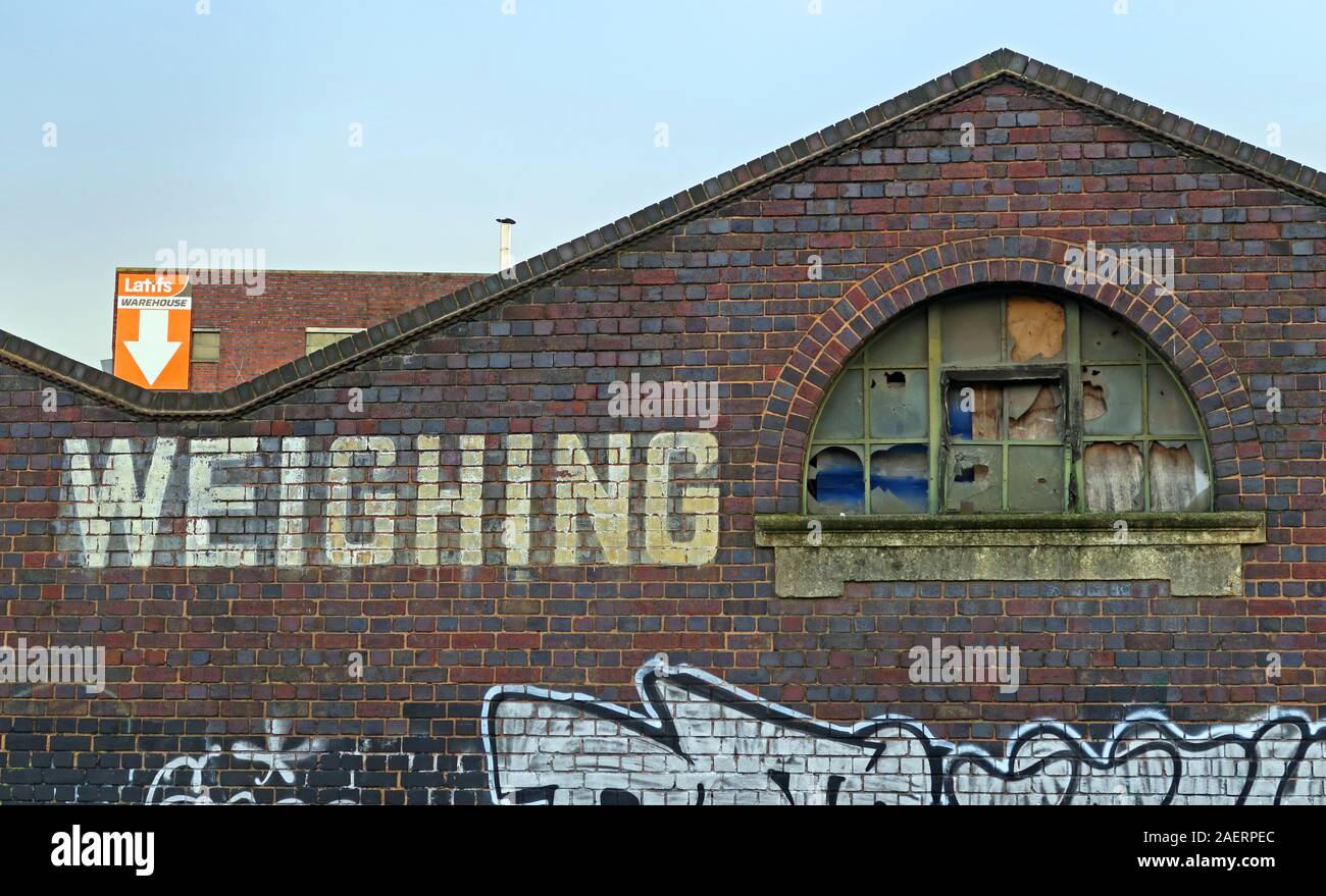 Wiegen, Gewicht, Maschine, Digbeth, Birmingham Stockfoto