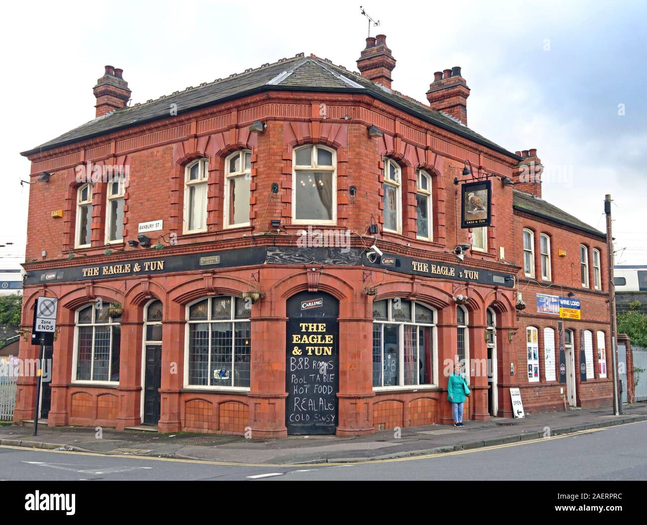 The Eagle and tun, Pub, UB40, historische Bar, 54 New Canal St, Birmingham B5 5RH Stockfoto