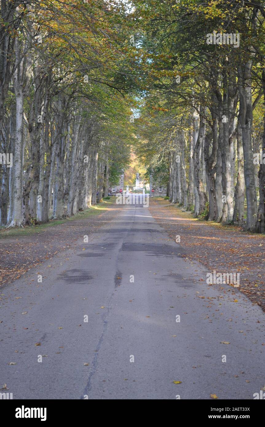 Dunrobin Castle ist ein stattliches Haus in Sutherland, im Hochland von Schottland, die Familie Sitz des Grafen von Sutherland und der Clan Sutherland. Stockfoto