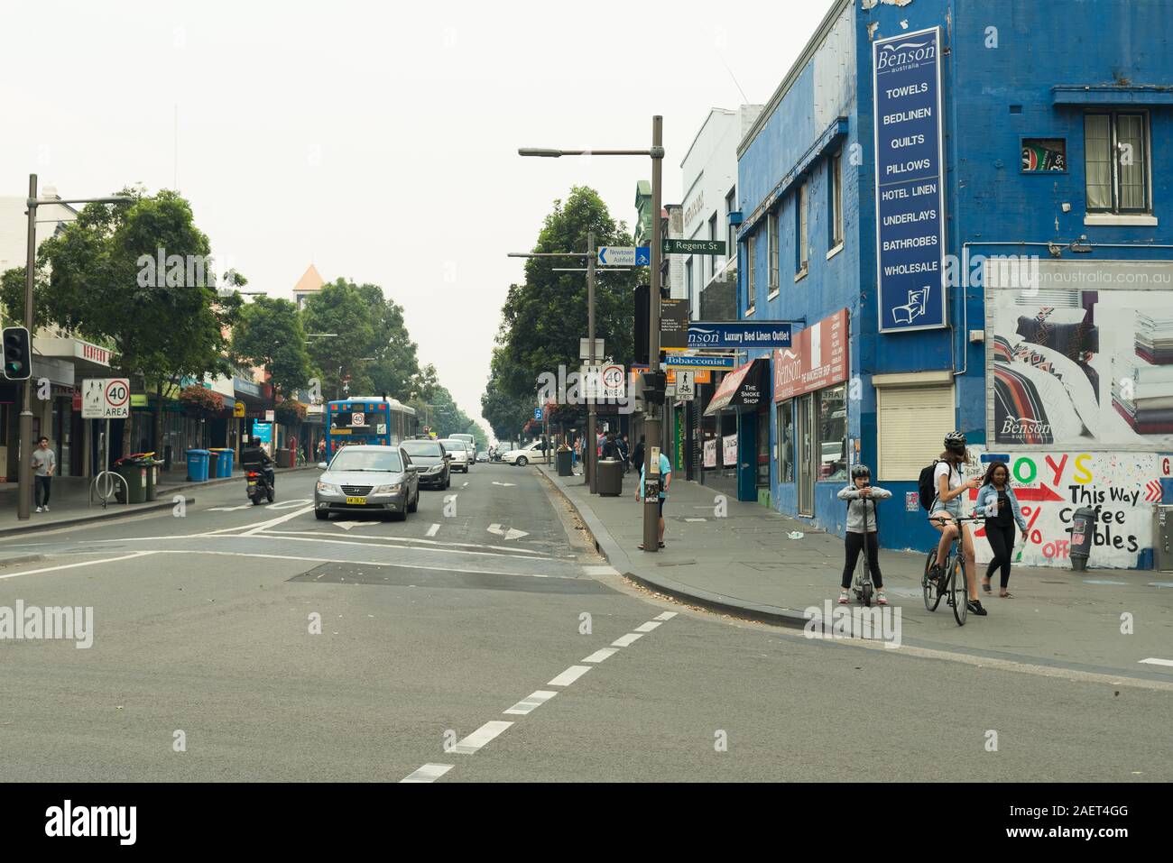 Straße in Redfern Stockfoto