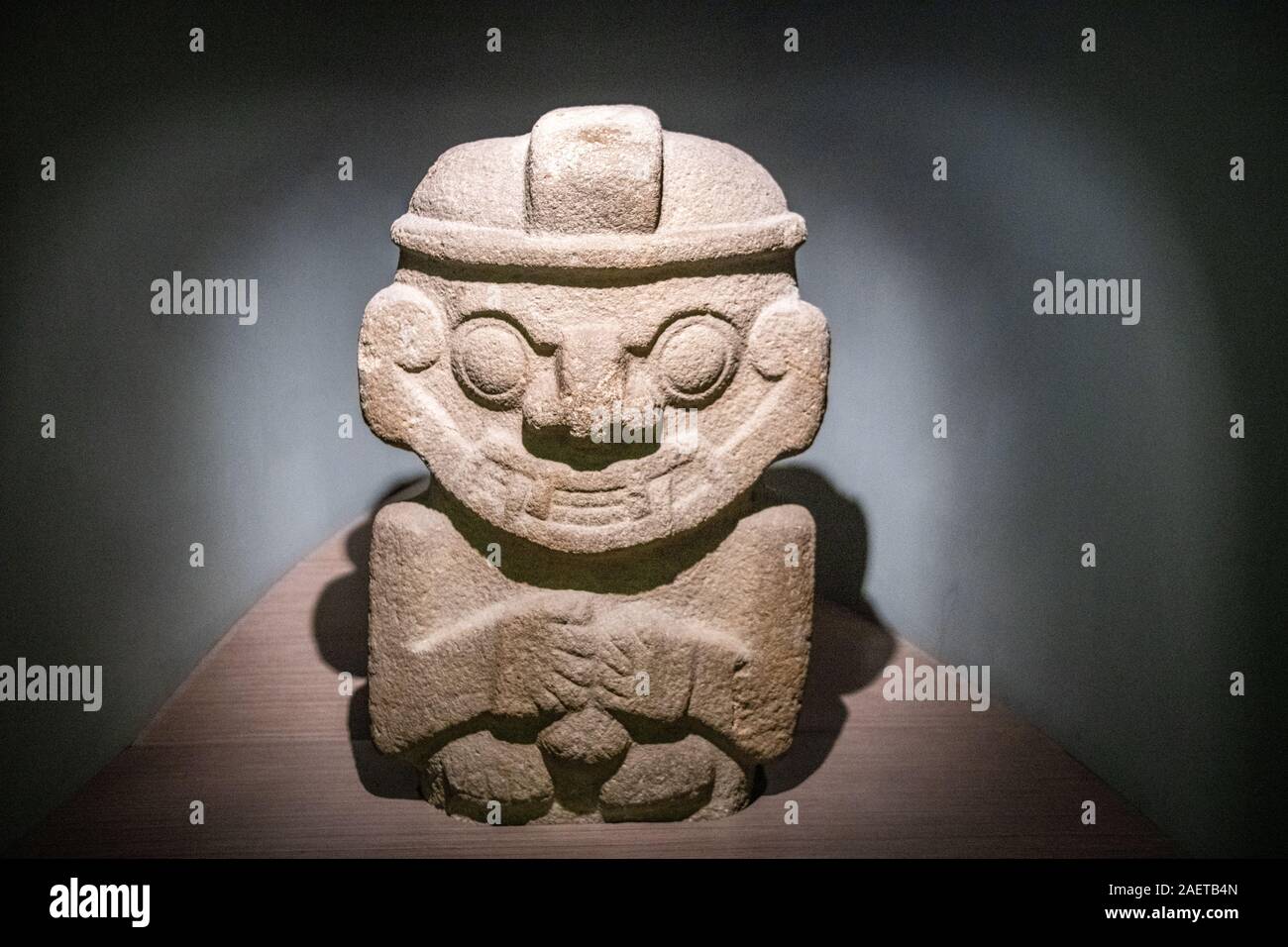 Golden kolumbianischen Artefakte innerhalb der Banco de la República Gold Museum untergebracht ('El Museo del Oro") Bogotá, Kolumbien Stockfoto