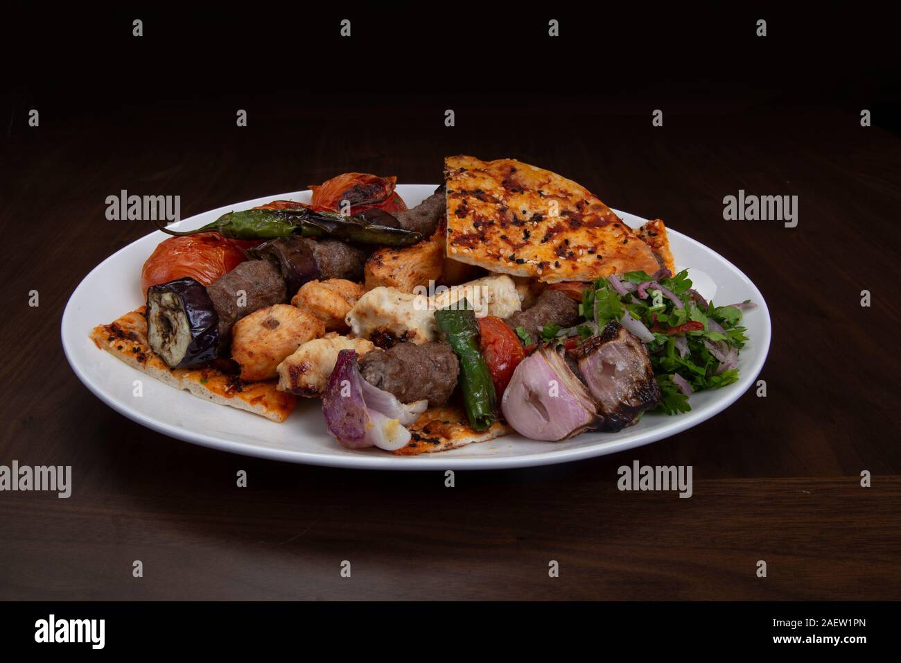 Spezielle türkische Huhn Bar B Que Stockfoto