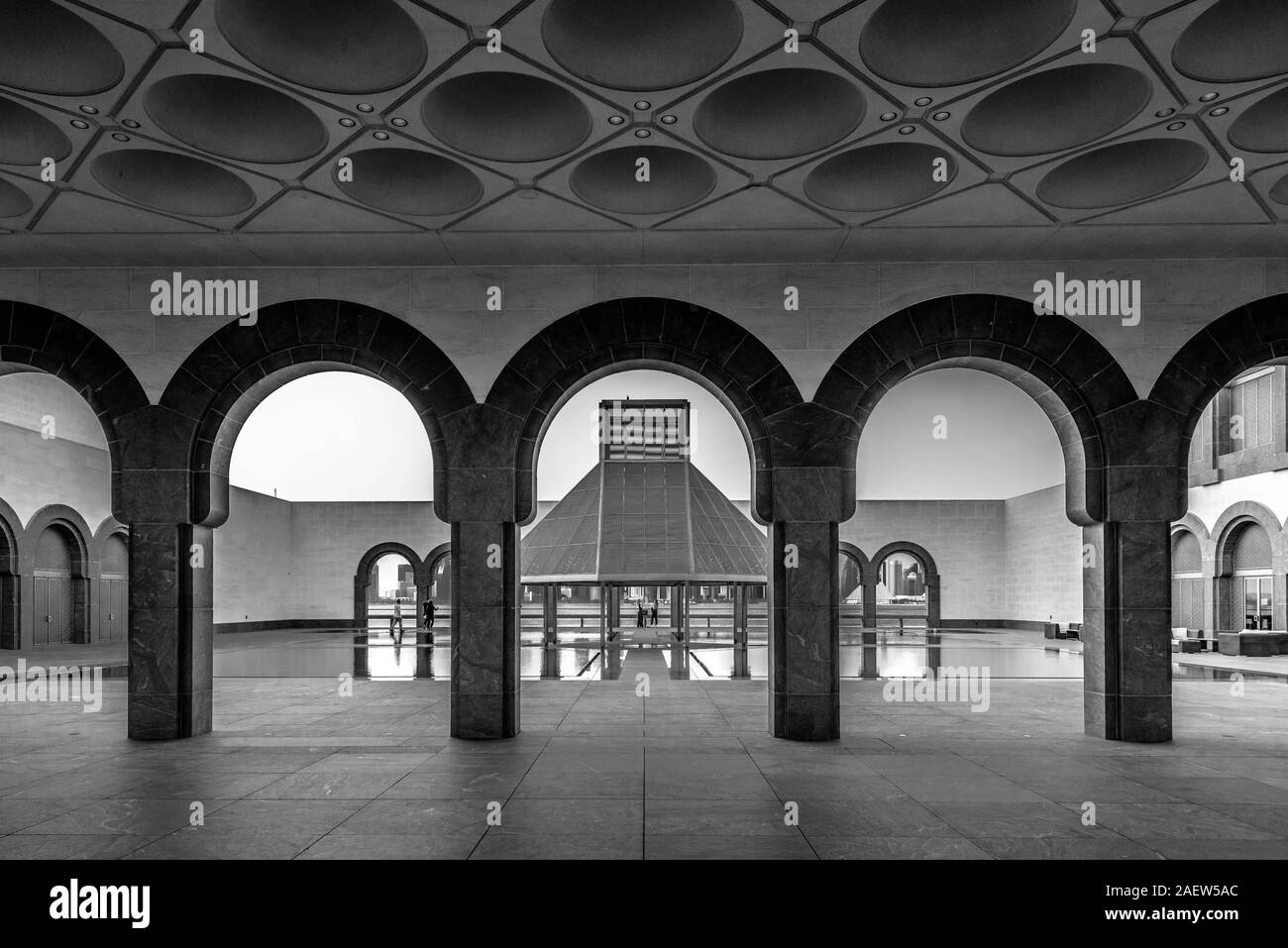 Museum für Islamische Kunst Innen und Architekt Stockfoto