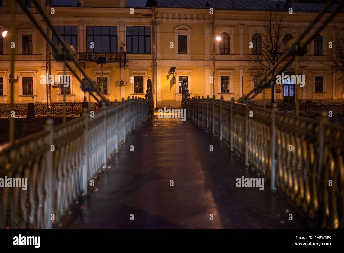 Nacht Stadt St. Petersburg. Die Russische Föderation Stockfoto