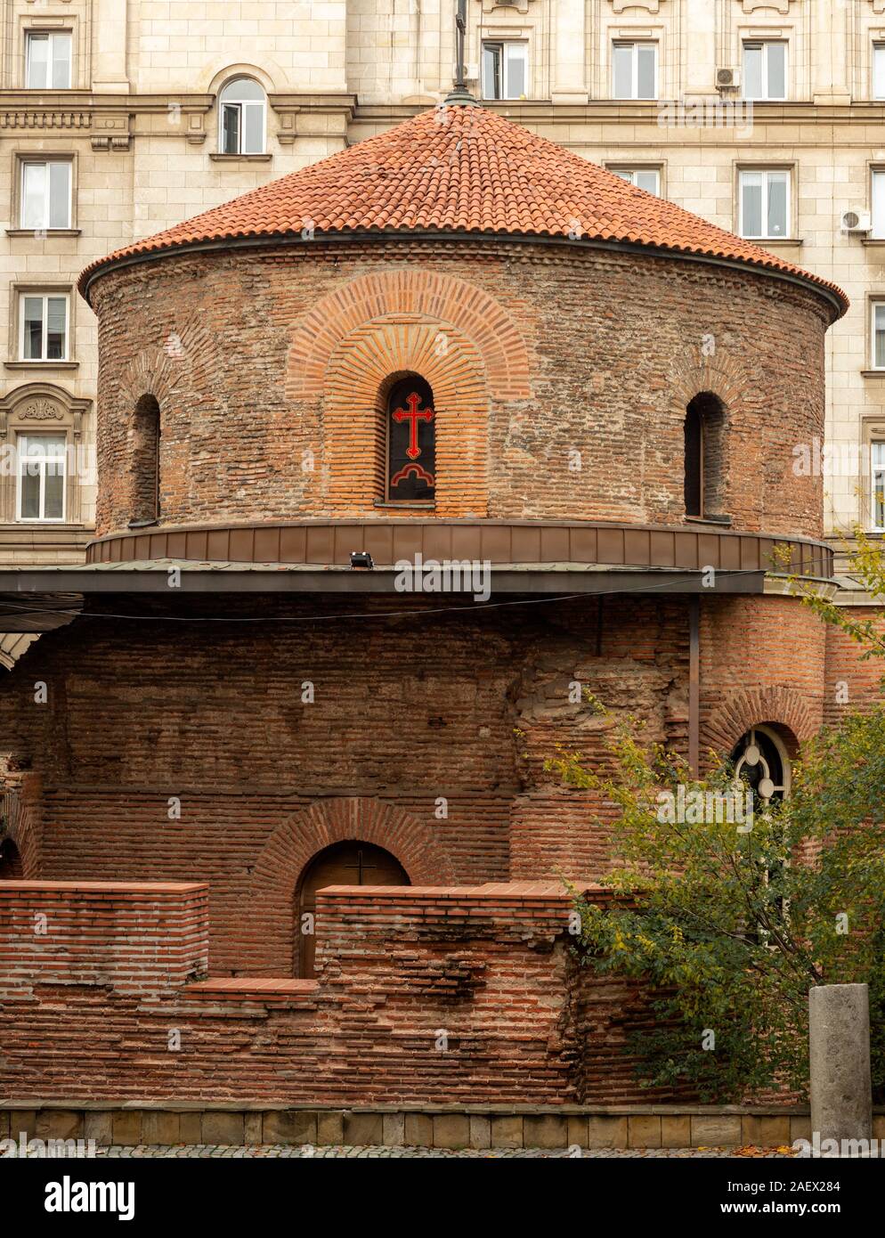 Sofia Bulgarien die St. Georgskirche oder die Rotunde- oder SV Georgi-Kirche wurde im 4. Jahrhundert als ältestes Gebäude in der bulgarischen Hauptstadt erbaut Stockfoto