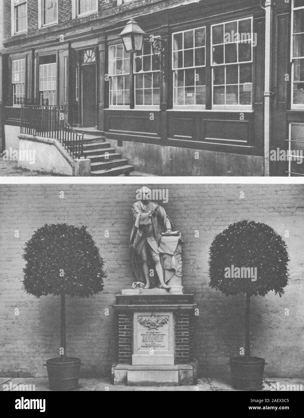 LONDON. William Beckford, Oberbürgermeister. 34, Große Turm Straße. Denkmal 1926 Stockfoto