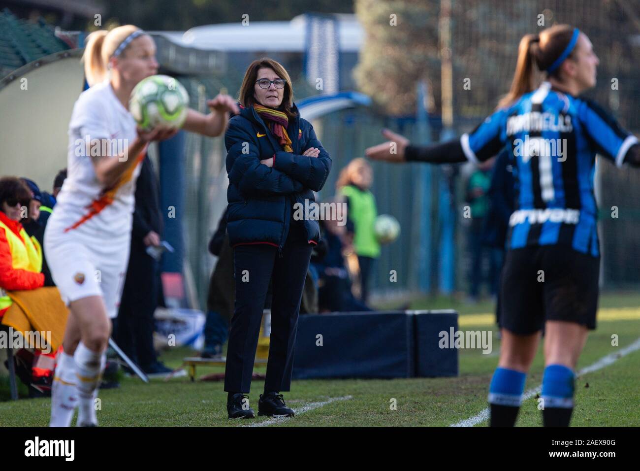 Betty bavagnoli (Roma) während Inter Frauen vs als Roma, Milano, Italien, 08. Dez 2019, Fußball Italienische Fußball Serie A Frauen Meisterschaft Stockfoto