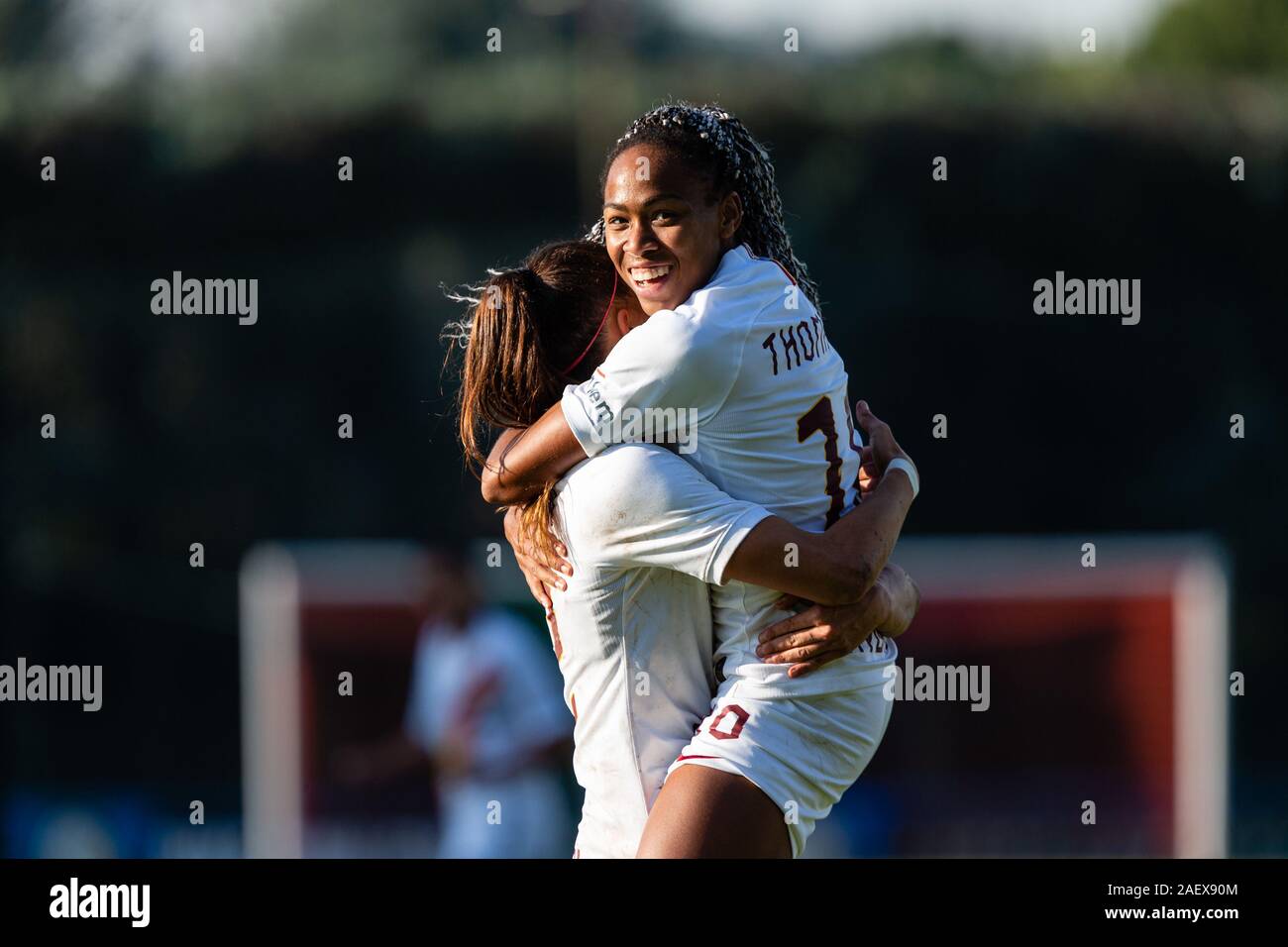 Lindsey Thomas (Roma) feiert die Gol während Inter Frauen vs als Roma, Milano, Italien, 08. Dez 2019, Fußball Italienische Fußball Serie A Frauen Meisterschaft Stockfoto