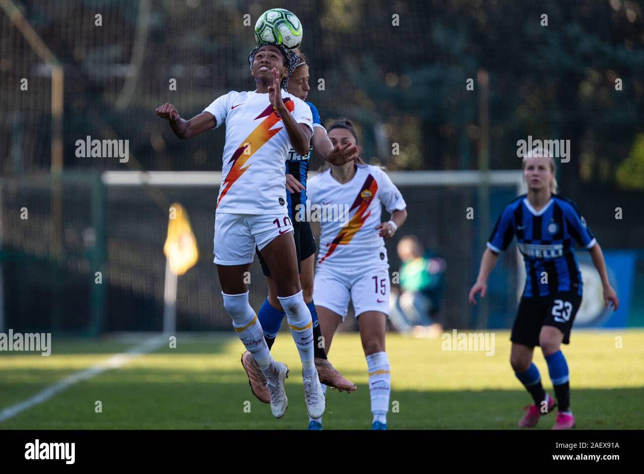 Lindsey Thomas (Roma) während Inter Frauen vs als Roma, Milano, Italien, 08. Dez 2019, Fußball Italienische Fußball Serie A Frauen Meisterschaft Stockfoto