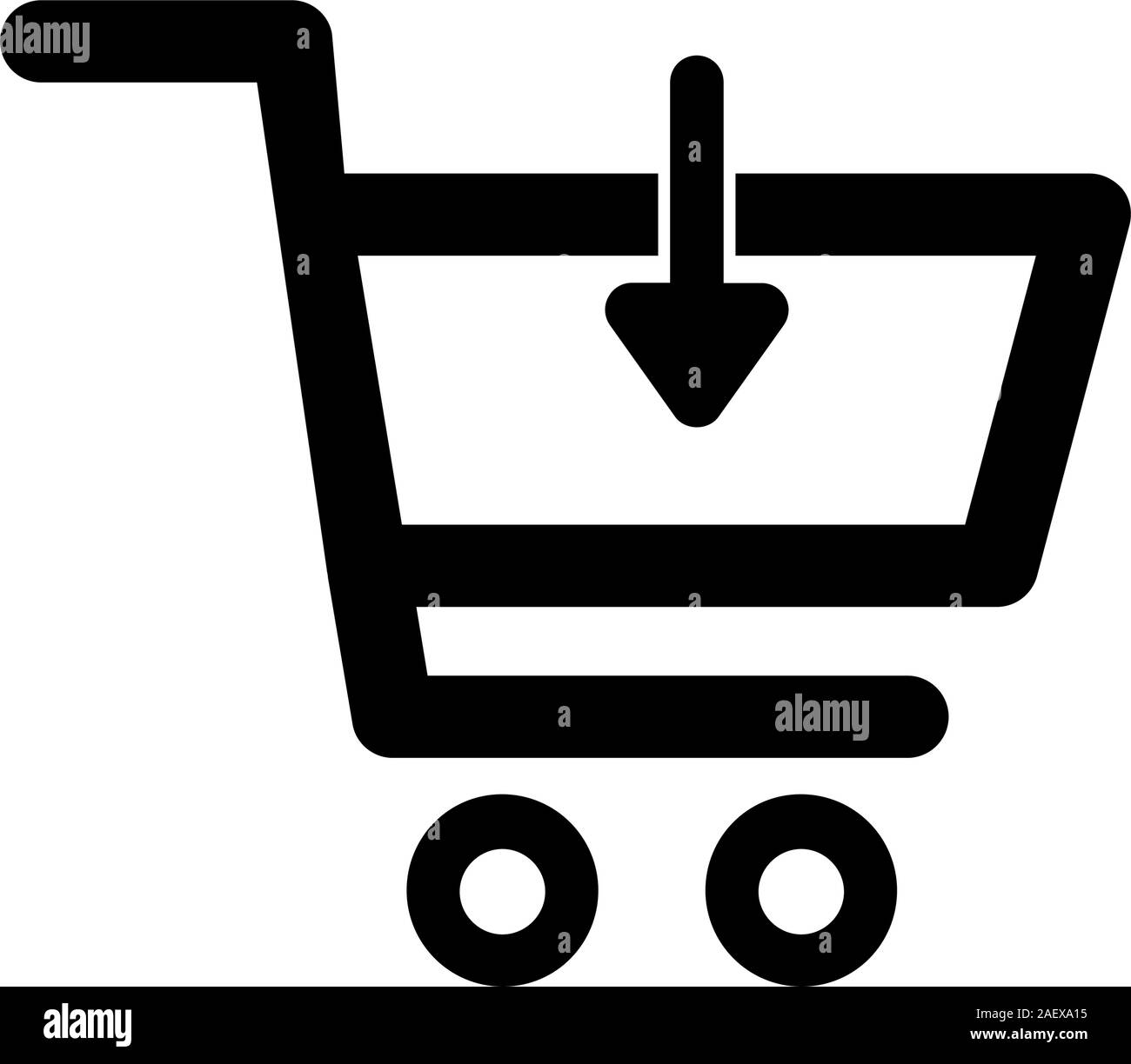 E-commerce Icon. Einzelner hoher Qualität das Symbol für Web Design oder mobile App. Dünne Linie Zeichen für Design Logo. Schwarzer umriss Piktogramm auf Weiß Stock Vektor