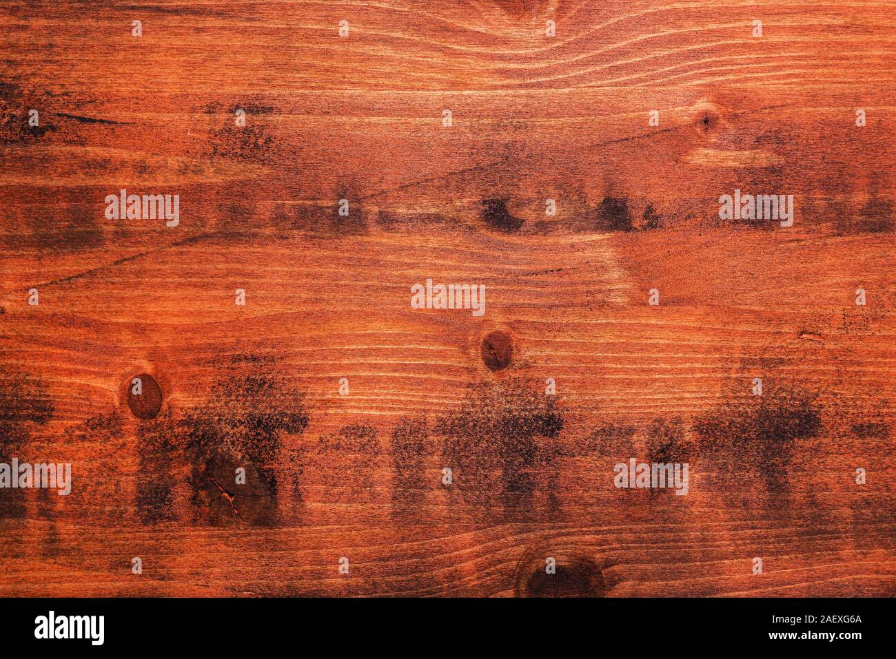 Hintergrund der Holzplatte Plank, Ansicht von oben Textur Stockfoto