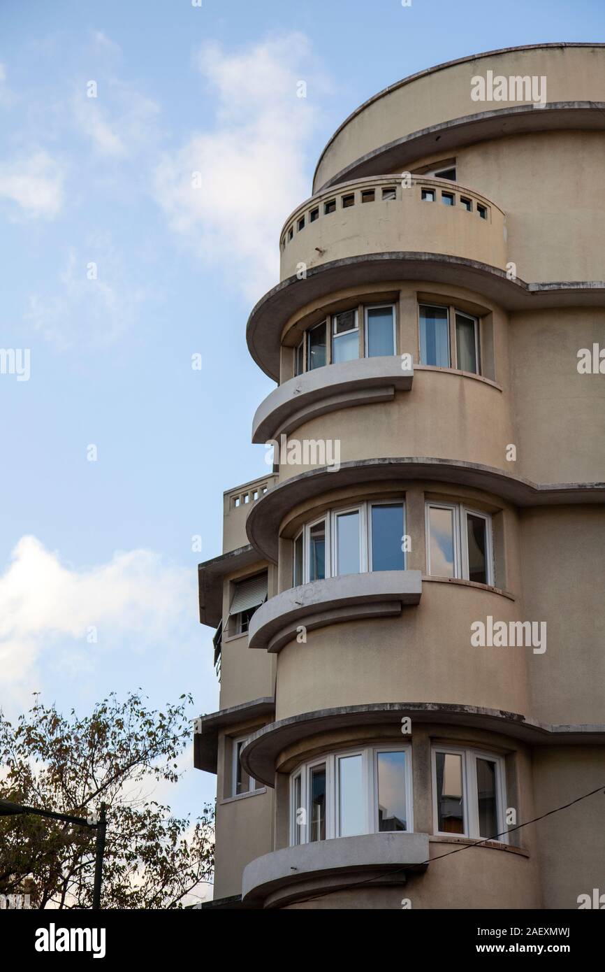 Deco Style Apartments in Lissabon, Portugal Stockfoto