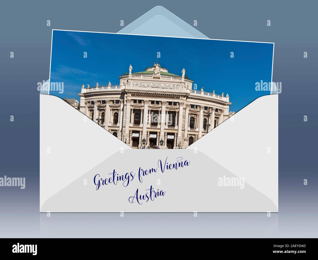 Das Burgtheater in Wien ist eine österreichische Bundesregierung Theater, Wien, Österreich, Europa Stockfoto