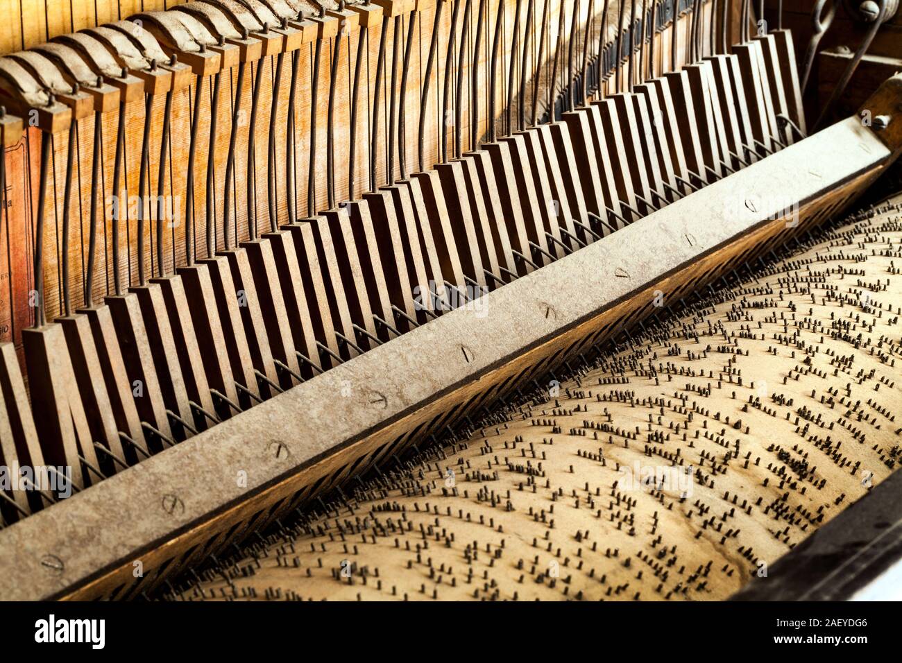 Alte automatische piano-XX. Jahrhundert Stockfoto