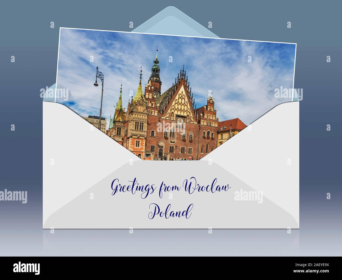 Altes Rathaus von Breslau war im 13. Jahrhundert erbaut, Rynek, Wroclaw, Woiwodschaft Niederschlesien, Polen, Europa Stockfoto