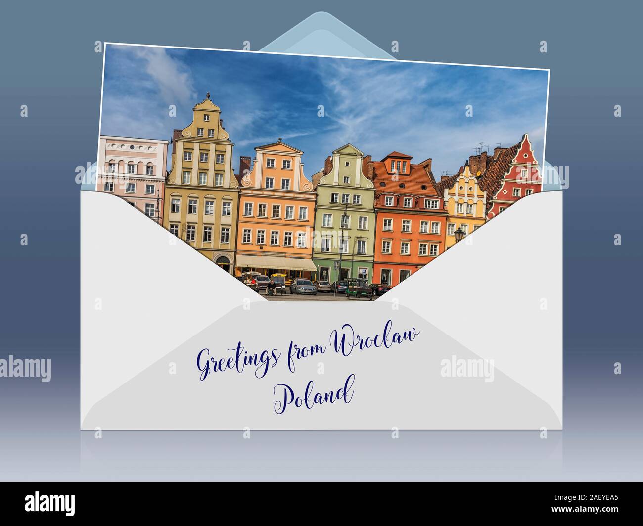 Blick nach Westen vor dem Salzmarkt in der Breslauer Altstadt, Wroclaw, Woiwodschaft Niederschlesien, Polen, Europa Stockfoto