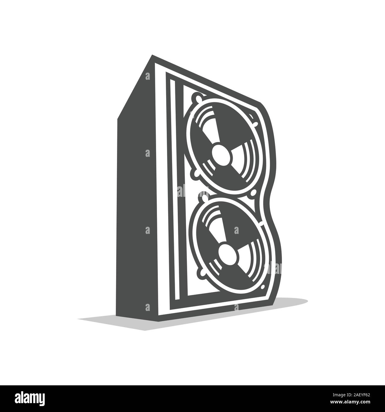 Lautsprecher erstmalige B Lettermark Vector Illustration Symbol Grafik logo Icon Design Vorlage Stock Vektor
