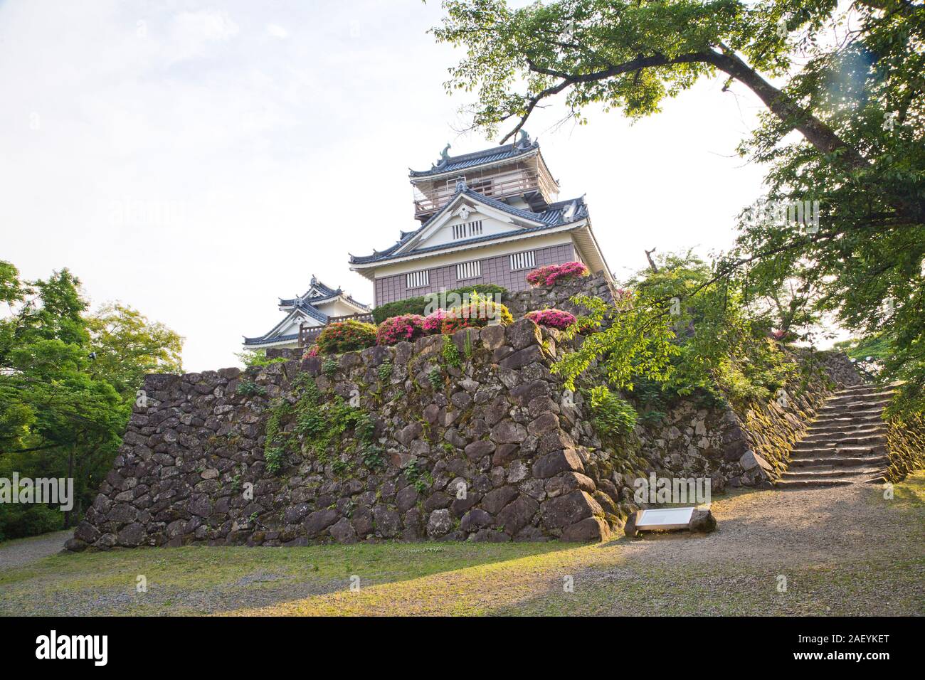 Echizen ono Schloss in der Präfektur Fukui, Japan. Stockfoto