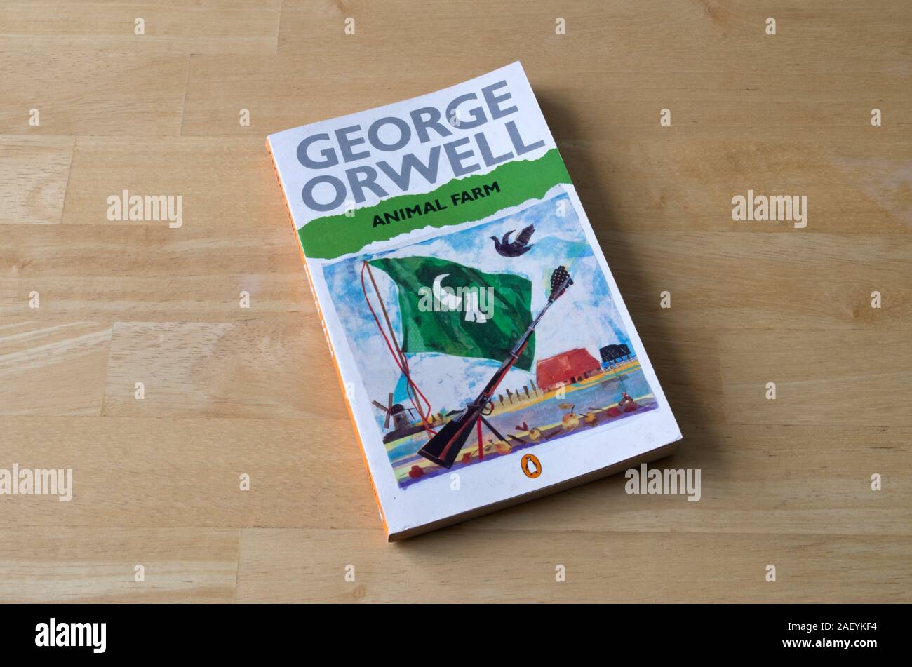 George Orwells Farm der Tiere Taschenbuch oder Roman von Penguin Books veröffentlicht. Stockfoto
