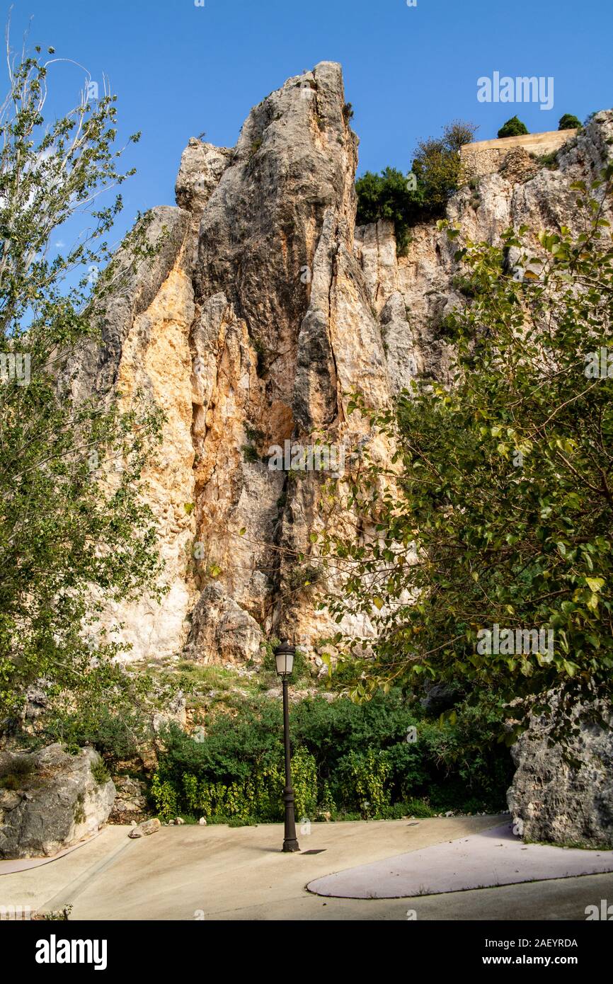 Guadalest in Spanien Stockfoto