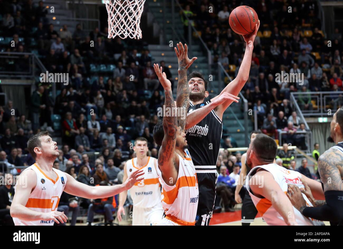 Bologna, Italien. 11 Dez, 2019. giampaolo Ricci (Virtus Bologna) während segafredo Segafredo Virtus Bologna vs Promitheas Patras, Basketball EuroCup Meisterschaft in Bologna, Italien, 11. Dezember 2019 - LPS/Michele Nucci Credit: Michele Nucci/LPS/ZUMA Draht/Alamy leben Nachrichten Stockfoto