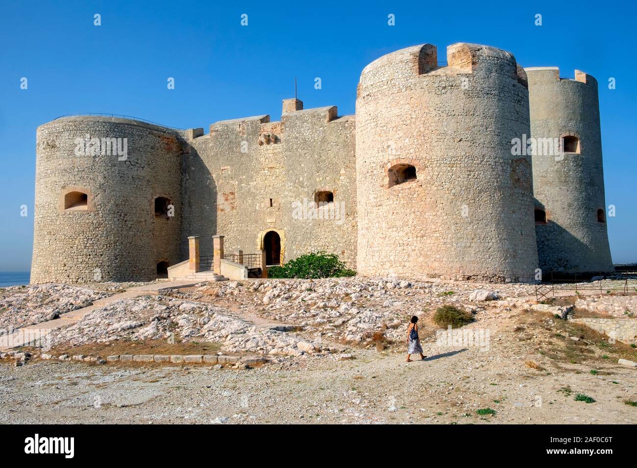 Chateau d'If fort, die Bucht von Marseille, Provence, Frankreich, Europa Stockfoto