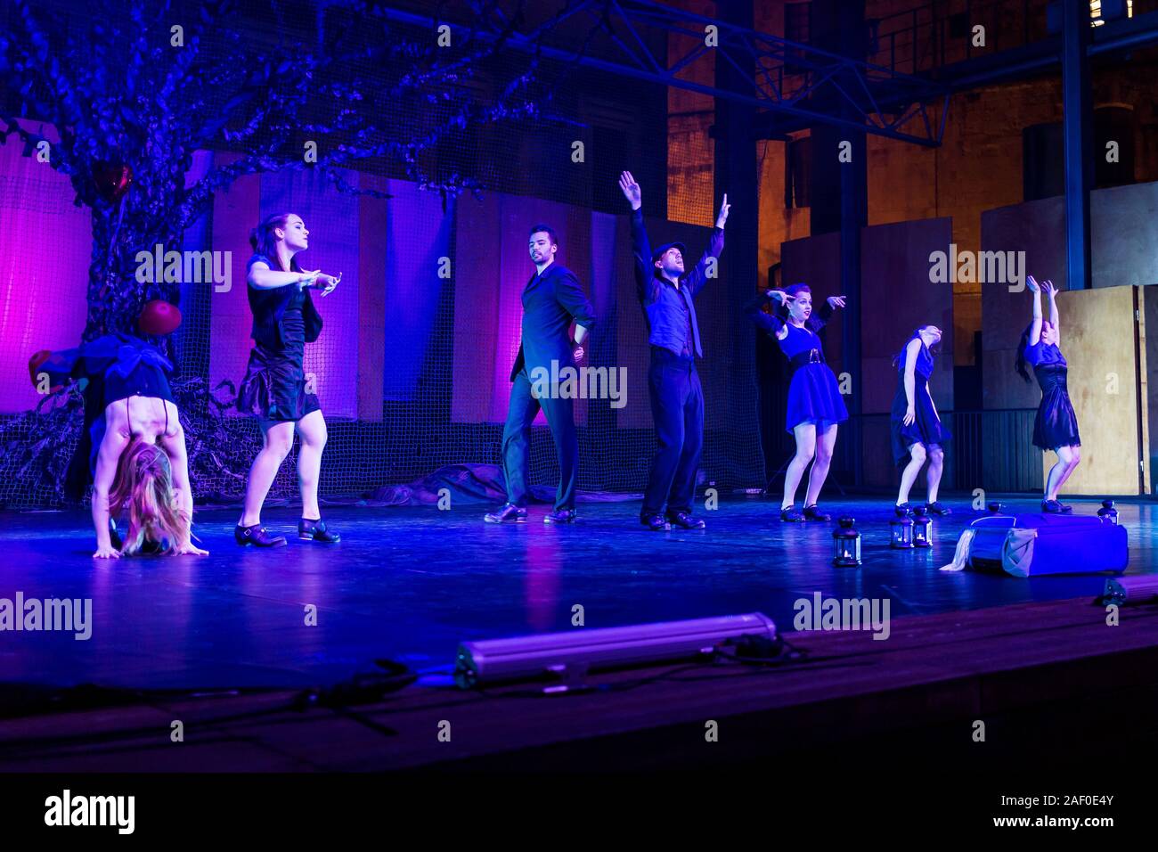 Coincidenace - "Ein Sommernachtstraum" am Pjazza Teatru Rjal, Valletta, Malta, April 2018 Stockfoto