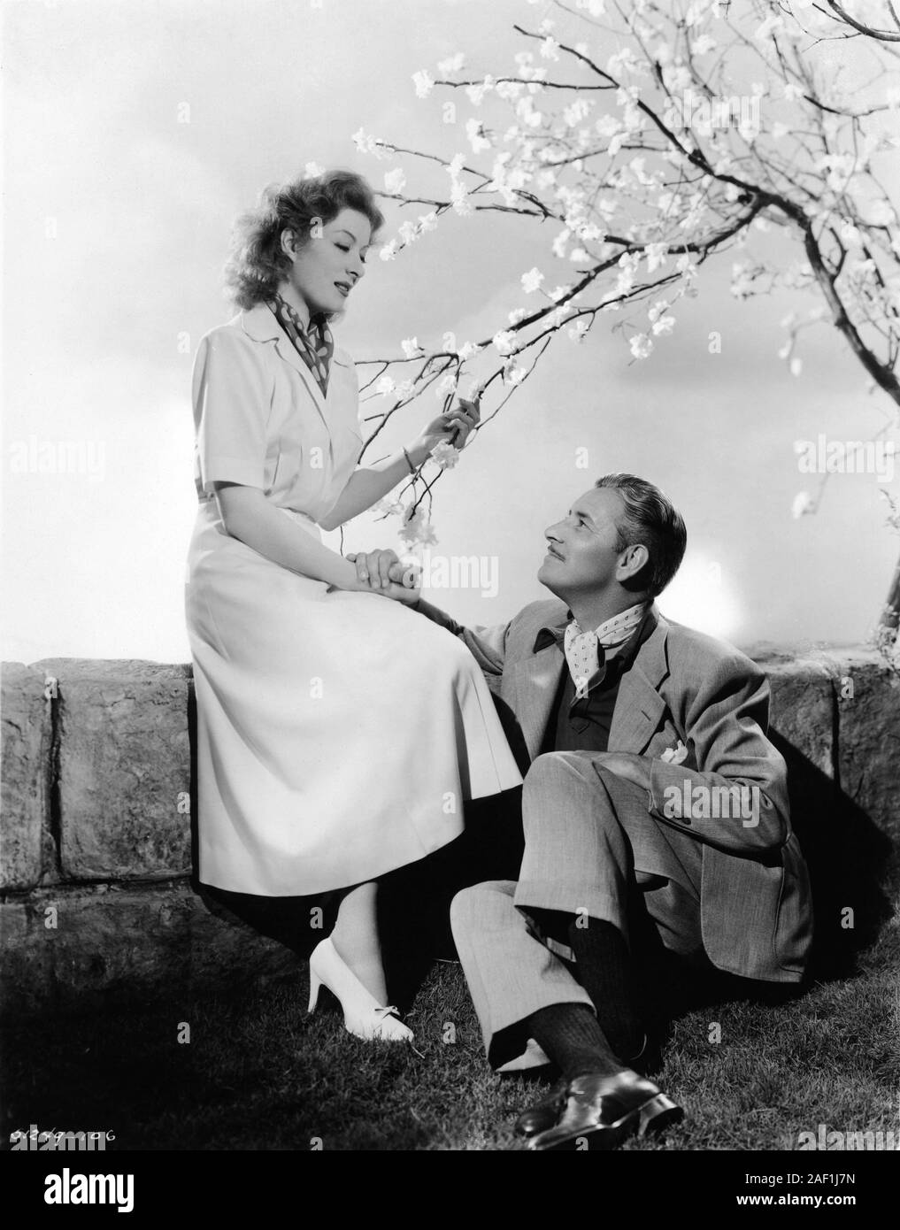 GREER GARSON und RONALD COLMAN in Random harvest Direktor 1942 MERVYN LeROY Roman JAMES HILTON Metro Goldwyn Mayer Stockfoto