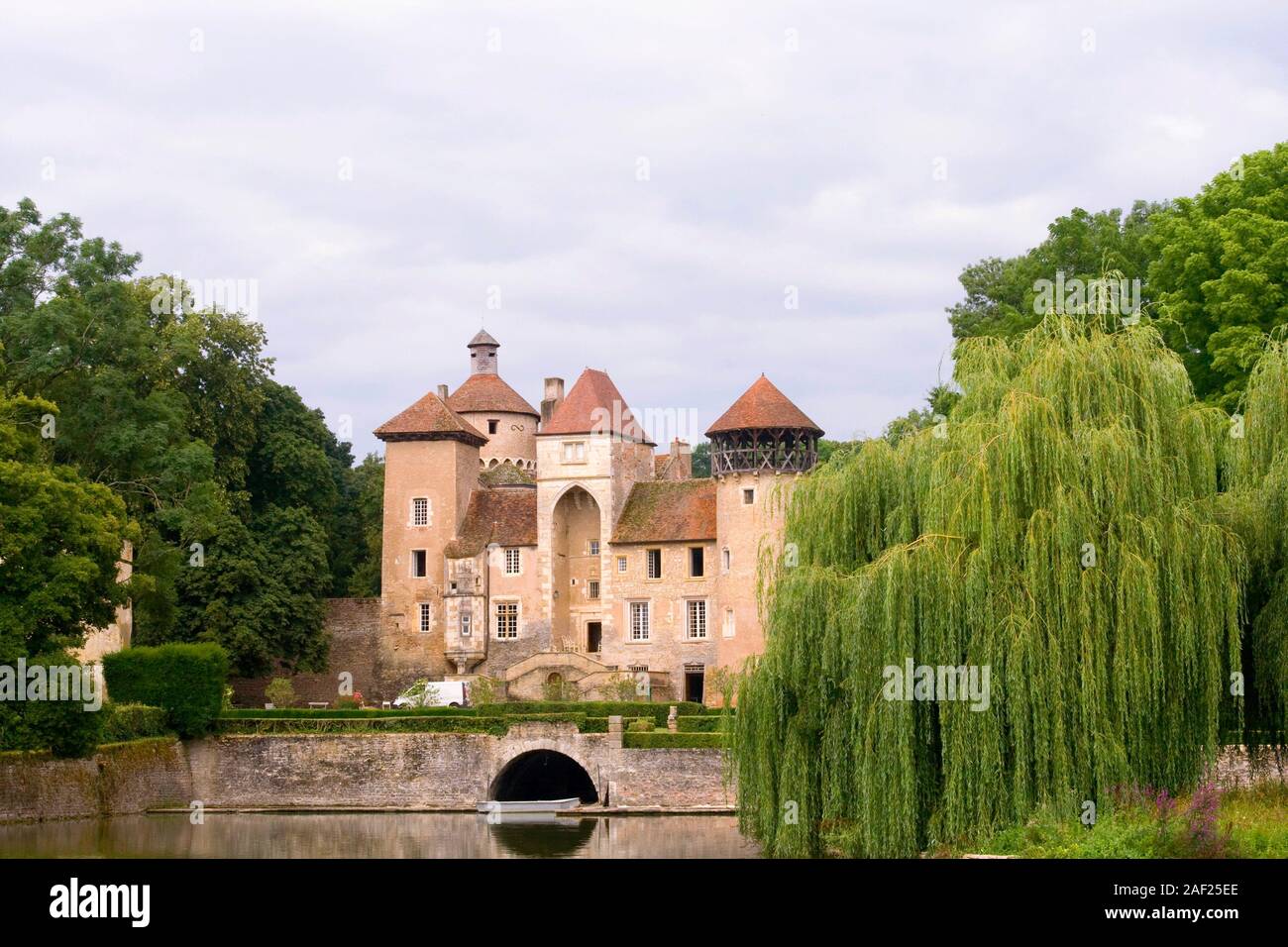 Schöne Burg in Frankreich Stockfoto