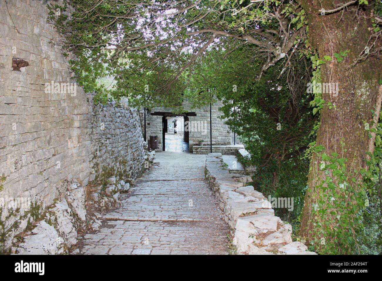 Kloster von Agia Paraskevi auf Monodendri die Vikos Schlucht Griechenland Stockfoto