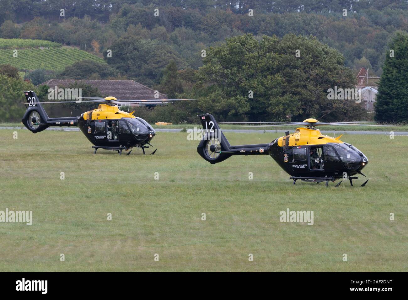 RAF Airbus Helicopters Juno HT1 Hubschrauber von DHFS Durchführung taktischer Ausbildung von militärischen Hubschrauber-Besatzungen von Armee, Marine und Royal Air Force Stockfoto