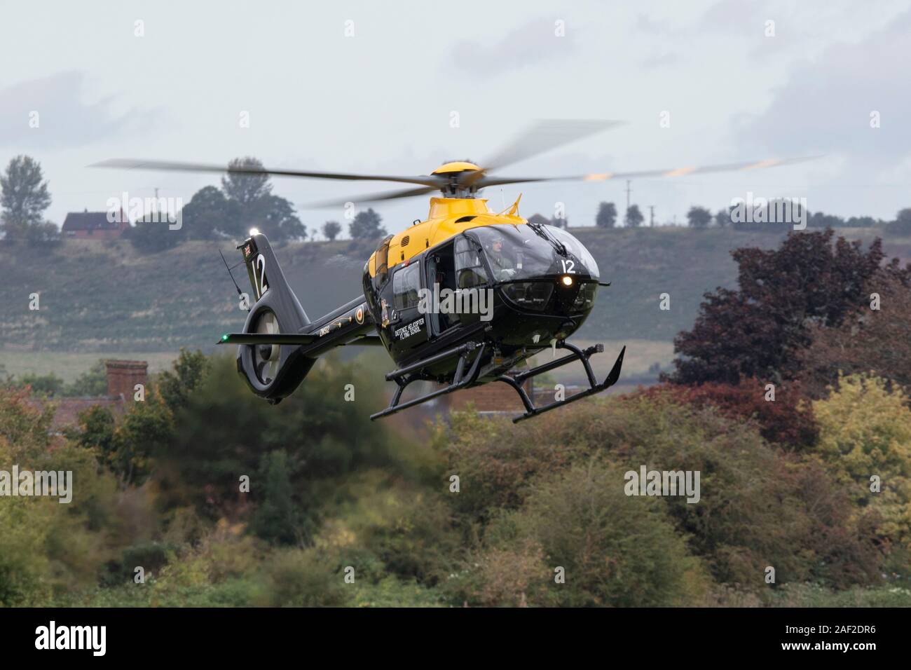 RAF Airbus Helicopters Juno HT1 Hubschrauber von DHFS Durchführung taktischer Ausbildung von militärischen Hubschrauber-Besatzungen von Armee, Marine und Royal Air Force Stockfoto