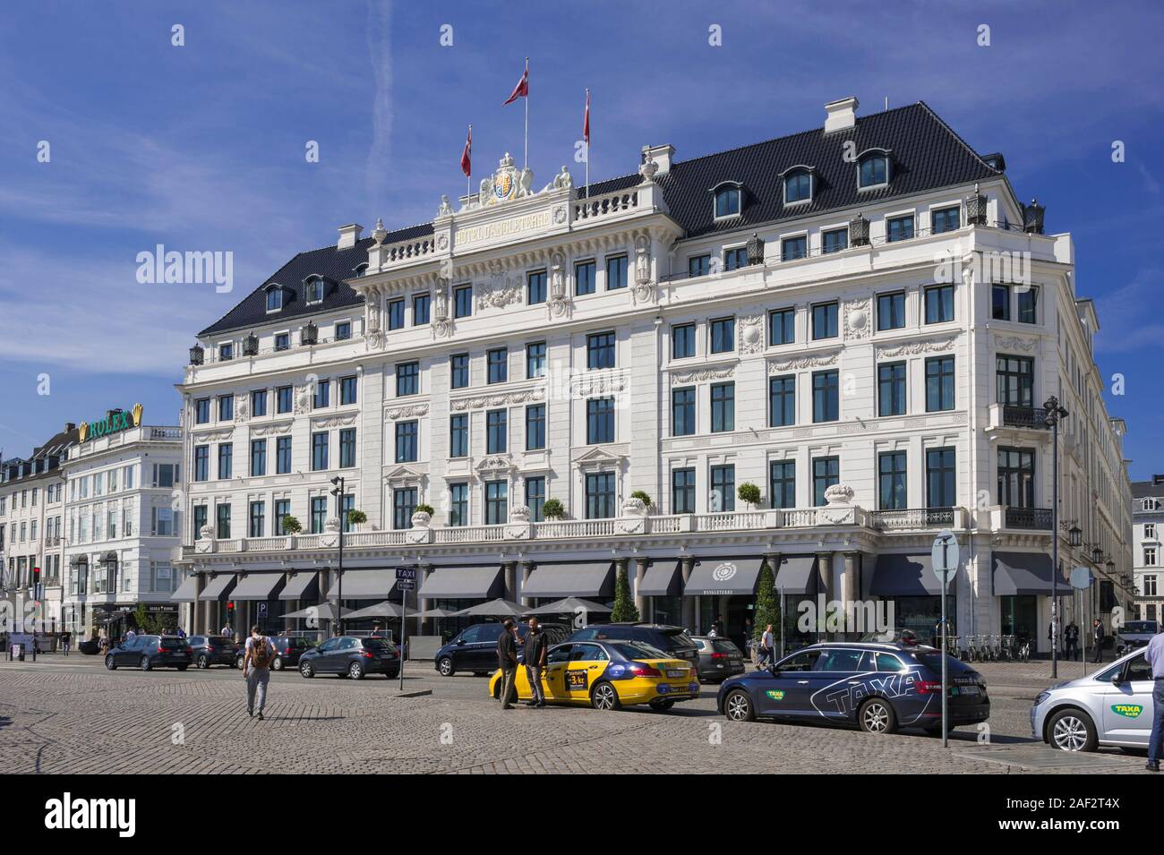 Hotel D'Angleterre in Kopenhagen, Dänemark. Stockfoto