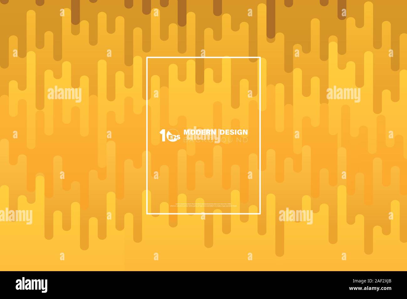 Abstrakte gelben Streifen Linienmuster der Dekoration Hintergrund. Für Poster, Artwork, Template Design schmücken, Ad. illustration Vector EPS 10. Stock Vektor