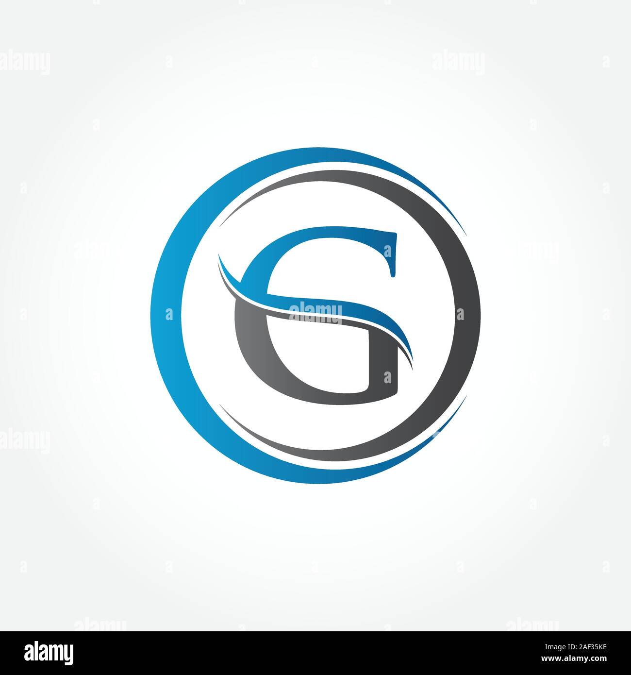 Anfangsbuchstabe G Logo mit Kreativen Moderne Typografie Vektor Vorlage. Kreative abstrakte Buchstaben G Logo Vektor. G Logo Design. Stock Vektor