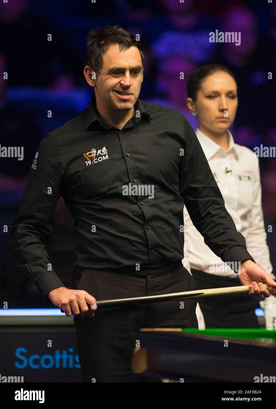 Glasgow, Schottland, Ullivan UK Scottish Open Snooker Ronnie O'Sv Martin Gould Credit: Chris McNulty/Alamy leben Nachrichten Stockfoto