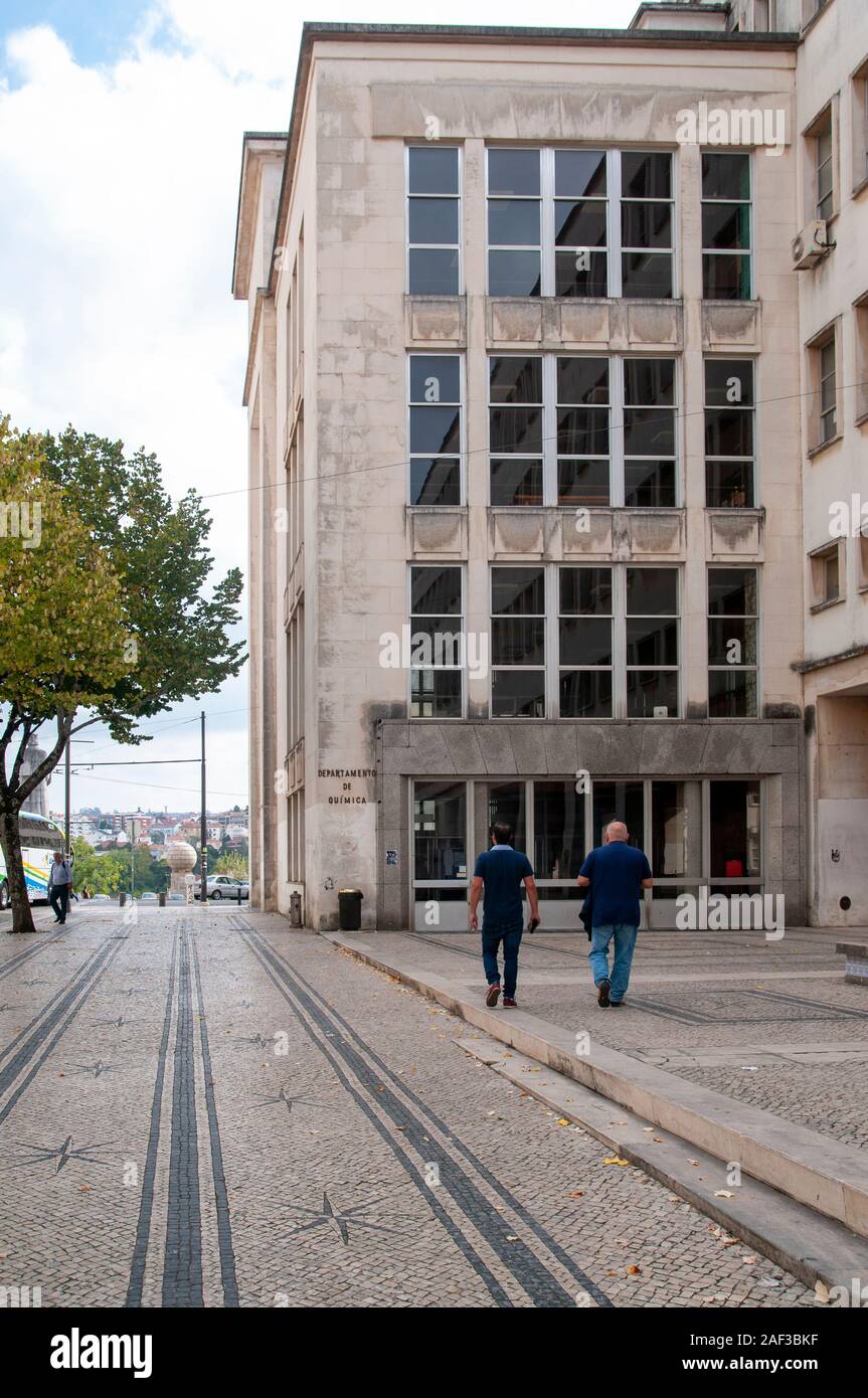 Fakultät für Chemie (Faculdade de Quimica) an der Universität von Coimbra, Coimbra, Portugal Stockfoto