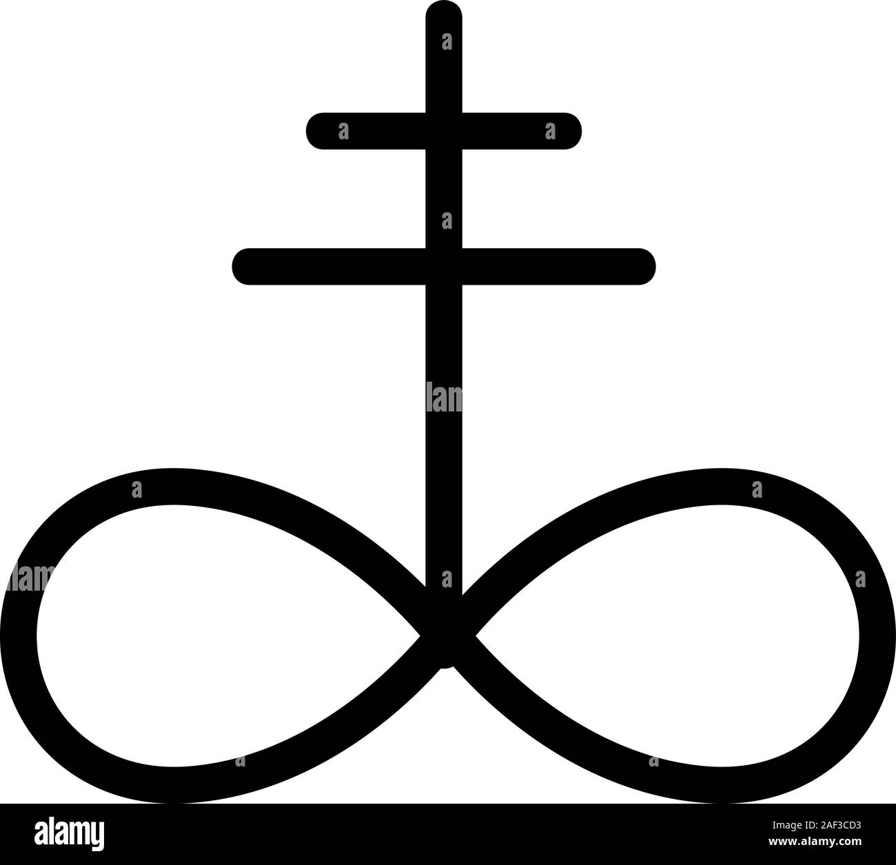 Magische zeichen Symbol Vektor. Isolierte Kontur symbol Abbildung Stock Vektor