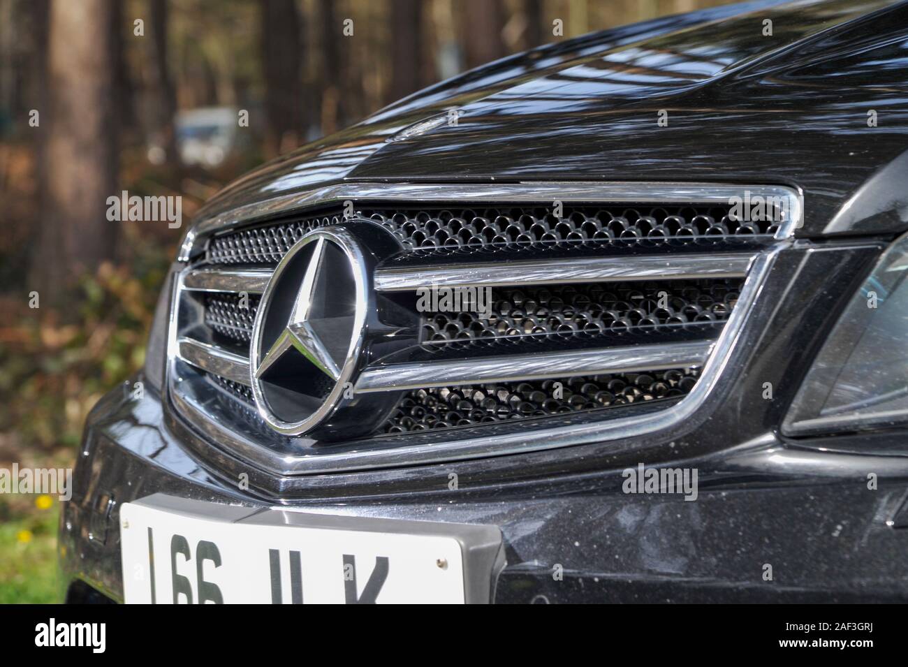 2008 Mercedes AMG C 63 Immobilien - schnell W204 Form C Klasse Stockfoto