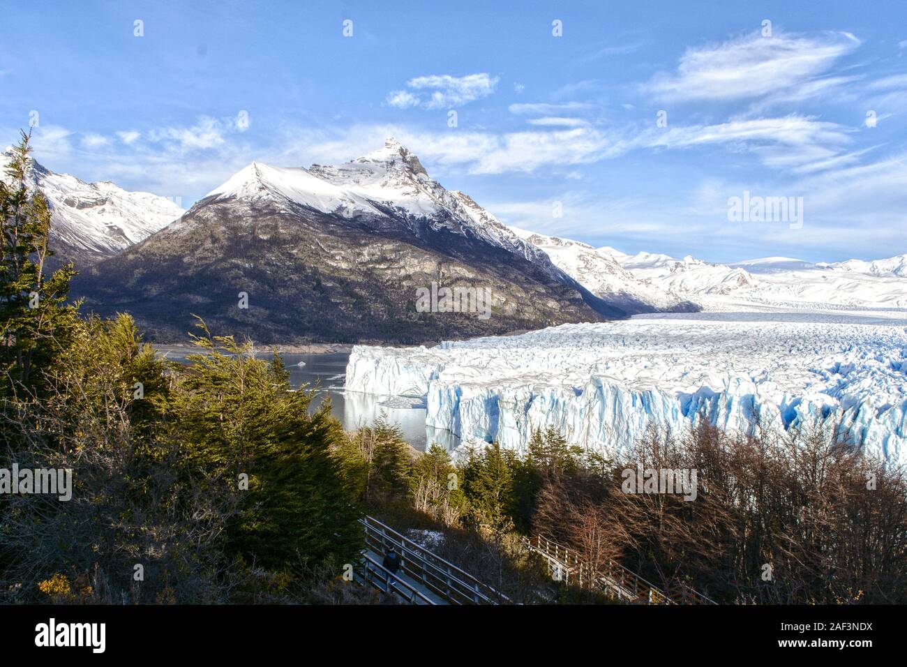 Perito Moreno Gletscher El Calafate Patagonien Argentinien im Winter Stockfoto