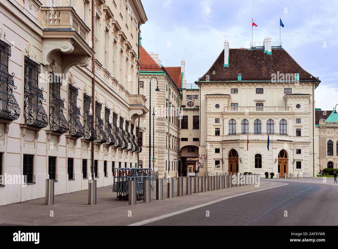 Bundeskanzleramt Bundeskanzleramt in Wien in Österreich Stockfoto