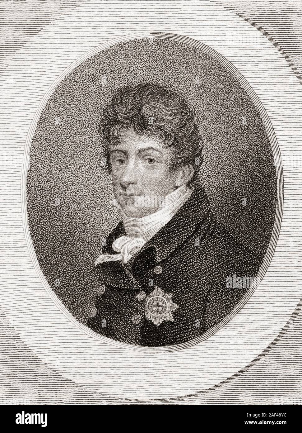 George Augustus Frederick. König Georg IV., 1762-1830, als der Prinz von Wales. Stockfoto