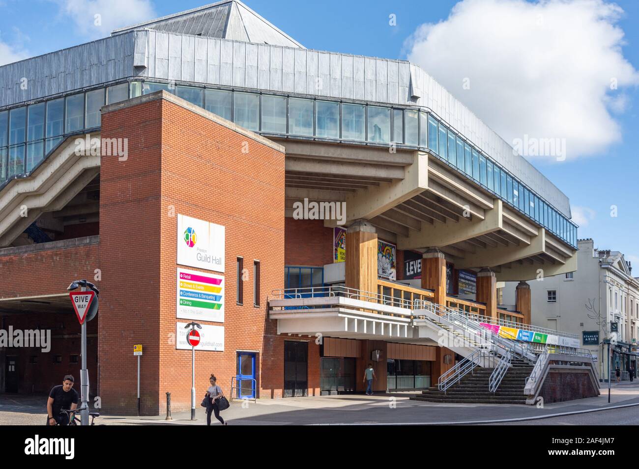 Preston Guild Hall, Lancaster Road, Preston, Stadt Preston, Lancashire, England, Vereinigtes Königreich Stockfoto